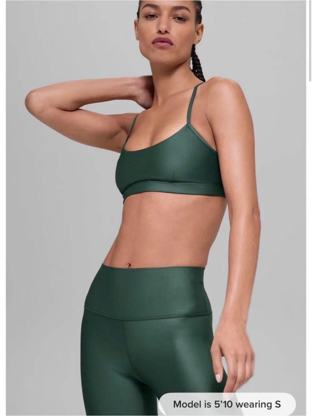 Everyday Scoop Bralette in Deep Green